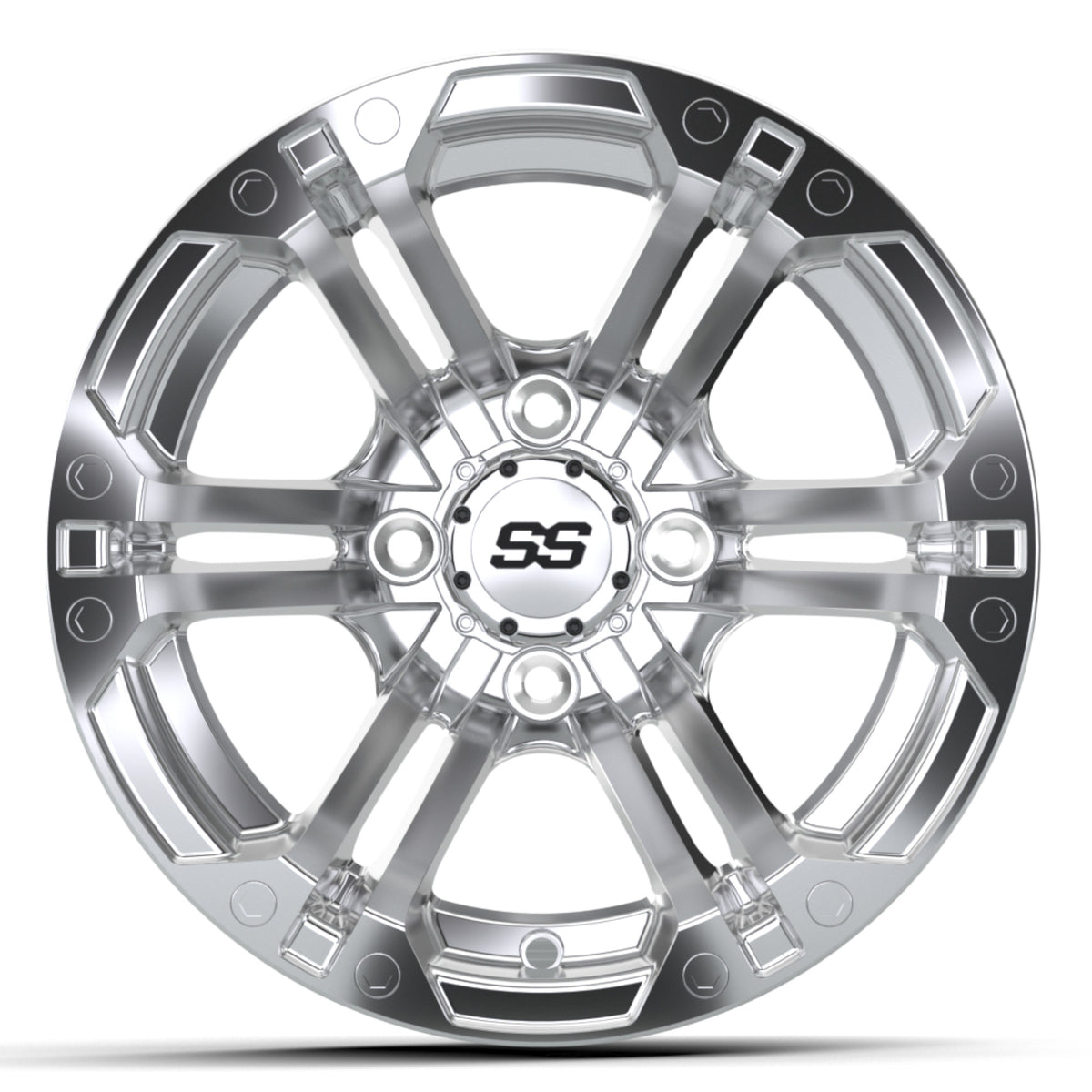 GTW® Specter 12″ Chrome Wheel (3:4 Offset)