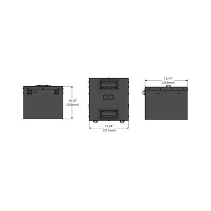 Eco Battery 48V 105Ah Lithium Thru-hole Bundle Kit