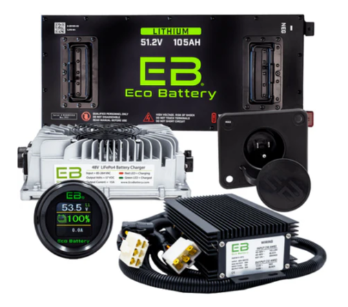 Eco Battery 48v 105ah Skinny GEN2 Lithium Battery Bundle