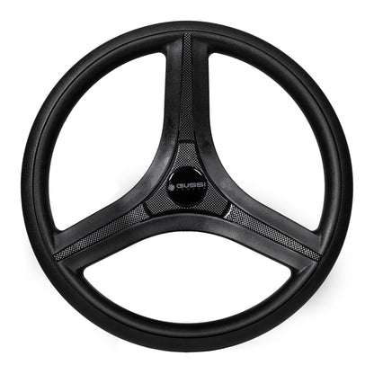 Gussi Italia® Brenta Black/Carbon Fiber Steering Wheel for E-Z-GO