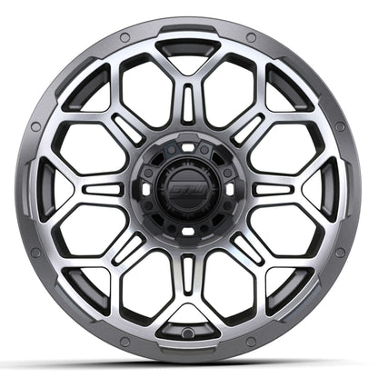 Bravo Wheel, 14X7, Matte Gray/Mach