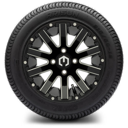 12" MODZ Mauler Glossy Black - Tire and Wheel Combo