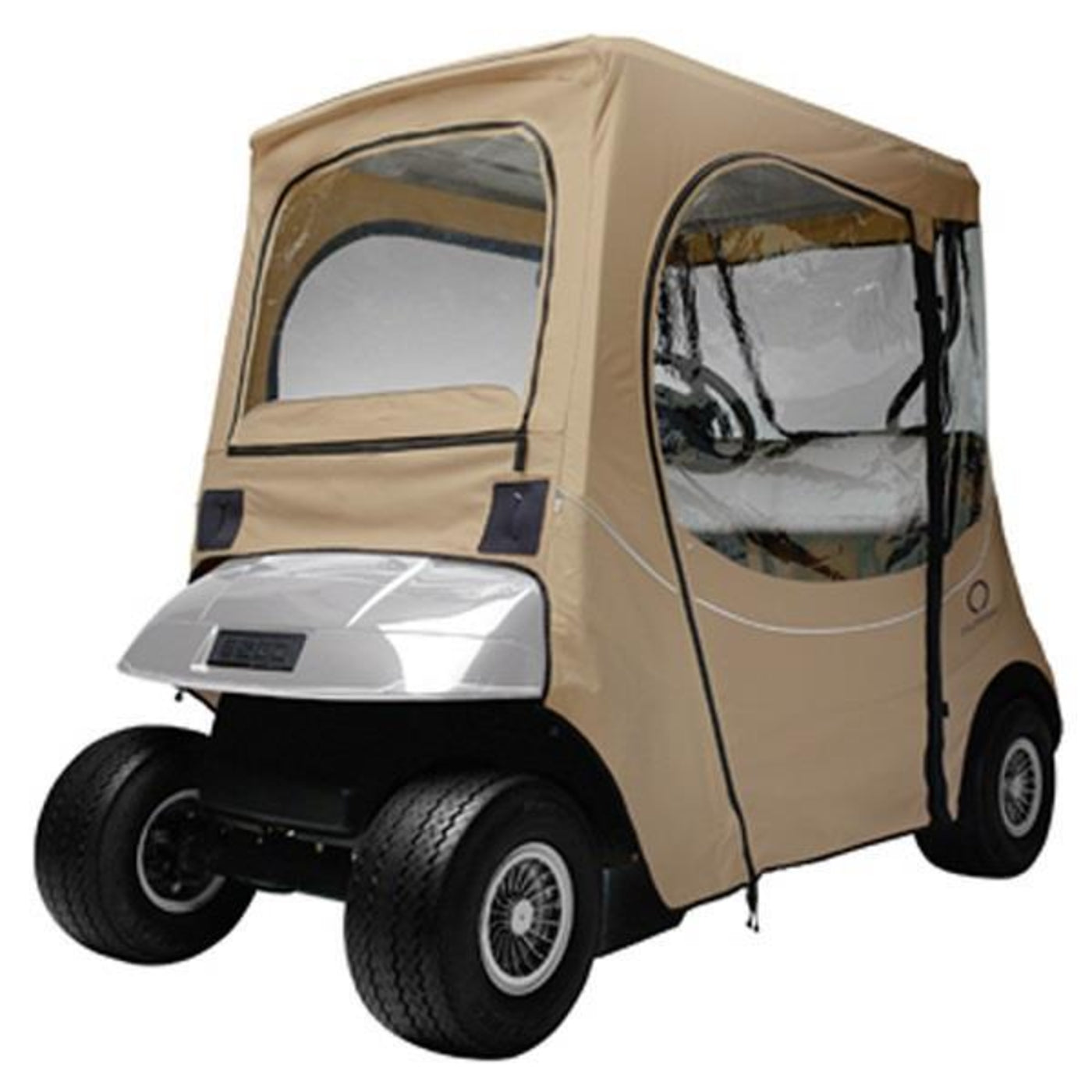 Classic Accessories Custom Fit E-Z-GO Khaki Enclosure (Models TXT & RXV)