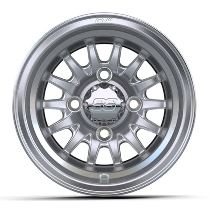 GTW Medusa 10x7 Machined Silver Wheel