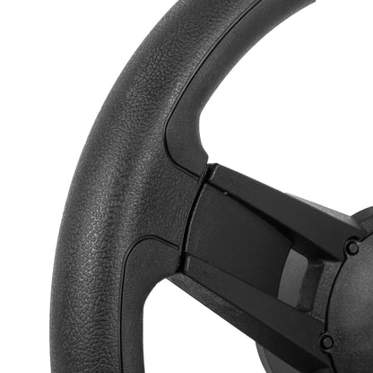 Gussi Italia® Giazza Black Steering Wheel Compatible with ICON Golf Car Models & AEV Golf Car Models