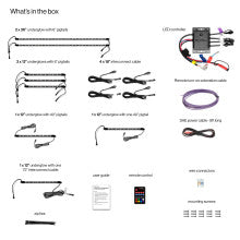 6 Seater LED + Controller - 8 LED Strips