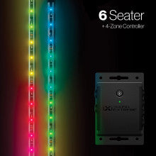 6 Seater LED + Controller - 8 LED Strips