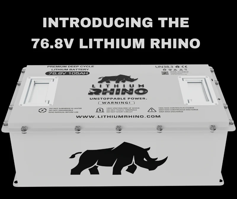 Lithium Rhino 76V 105AH Bundle