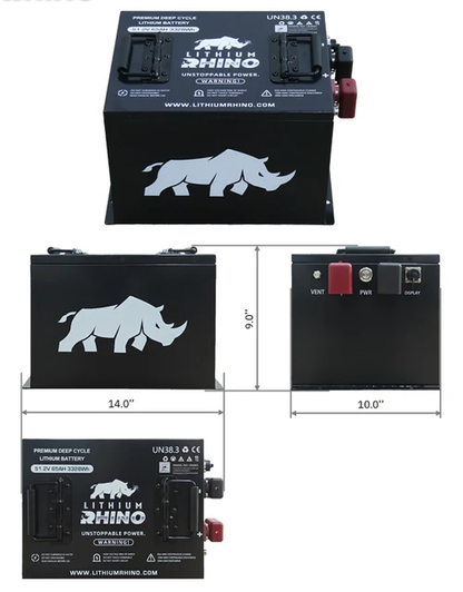 Lithium Rhino 48V 65AH Bundle