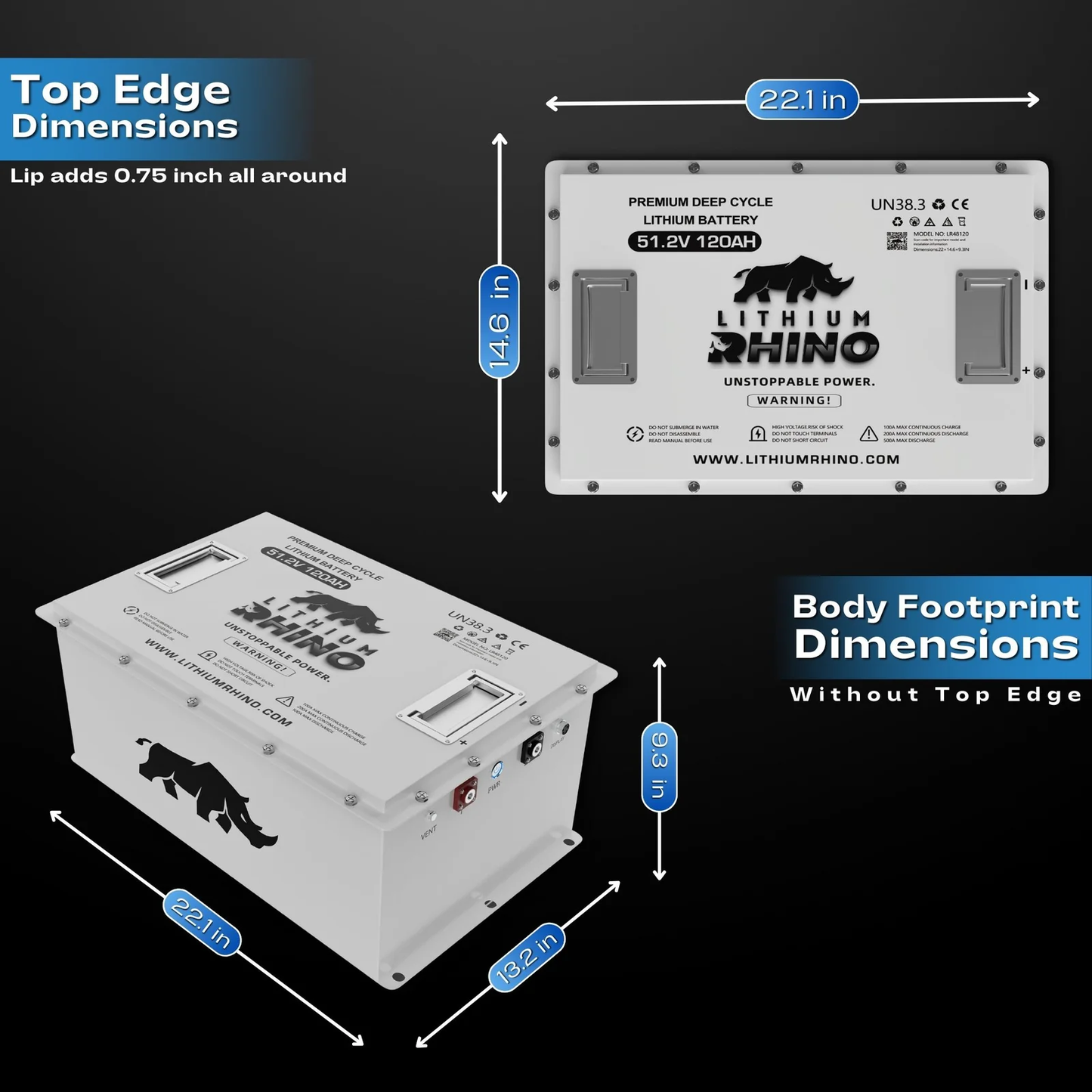 Lithium Rhino 48V 120AH Bundle