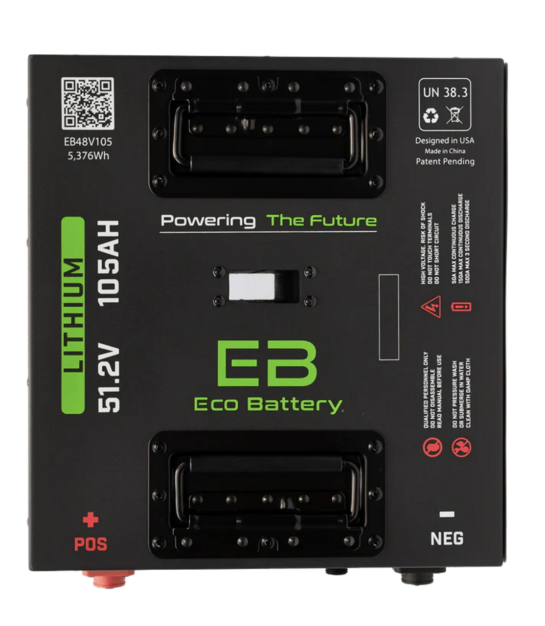 Eco Battery 48V 105Ah Lithium Thru-hole Bundle Kit