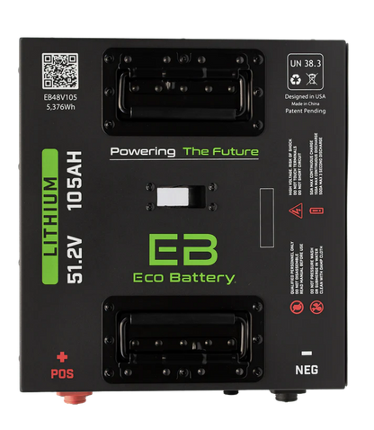 Eco Battery 48V 105Ah Lithium Thru-hole Bundle Kit