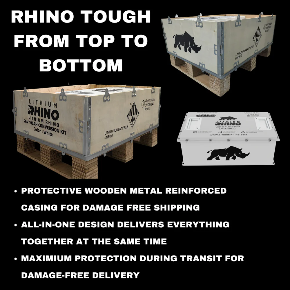 Lithium Rhino 76V 105AH Bundle