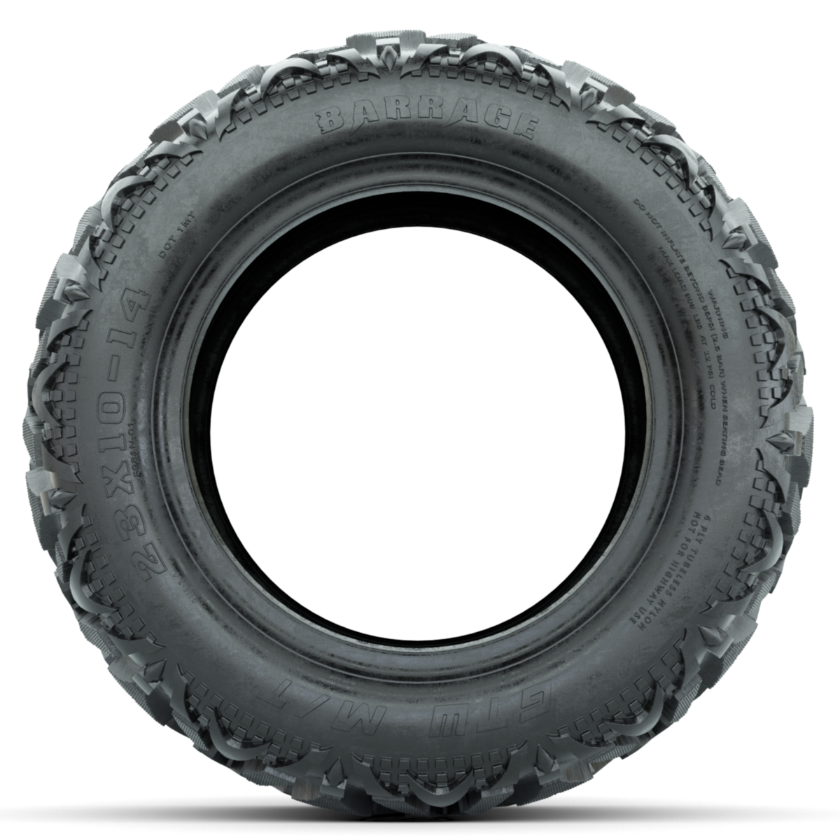 Barrage Series 23x10-14 Mud Tire 4-ply