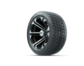 12 GTW Specter Black and Machined Wheels with 18 Mamba Street Tires  Set of 4