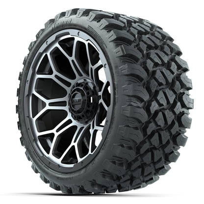 Set of (4) 15? GTW Bravo Matte Gray Wheels with 23x10-R15 Nomad All-Terrain Tires