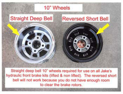 2008.5-Up Club Car Precedent - Jake’s Disc Brake Kit with Spindle Lift