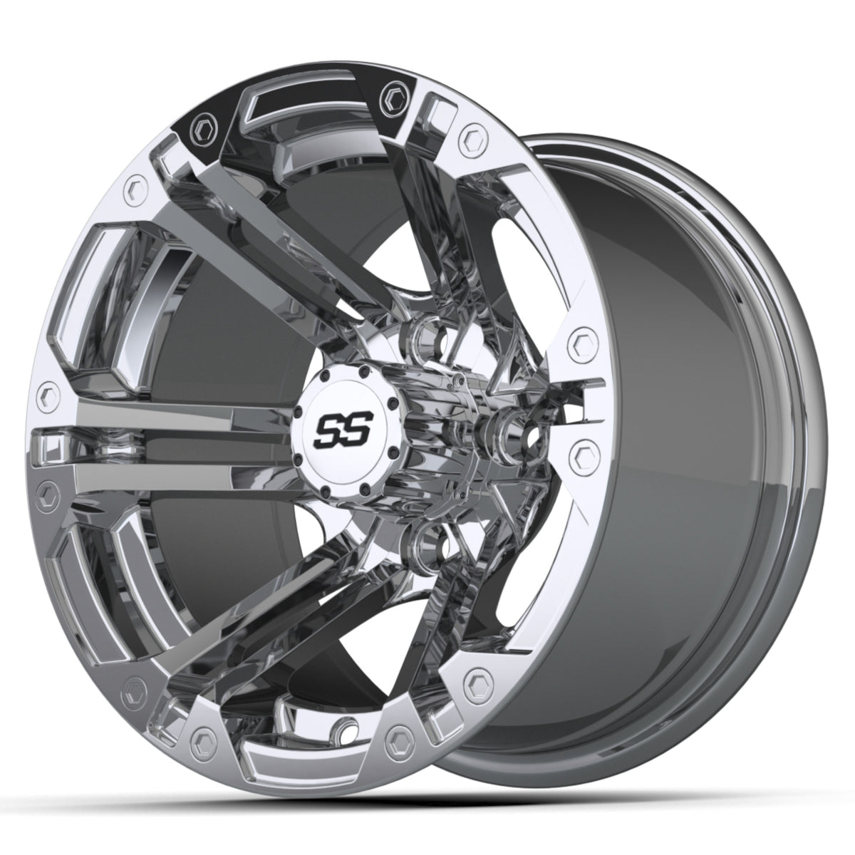 GTW® Specter 12″ Chrome Wheel (3:4 Offset)