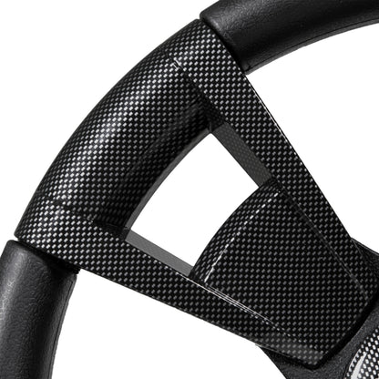 Gussi Italia® Model 13 Black/Carbon Fiber Steering Wheel For Club Car Precedent / Onward / Tempo