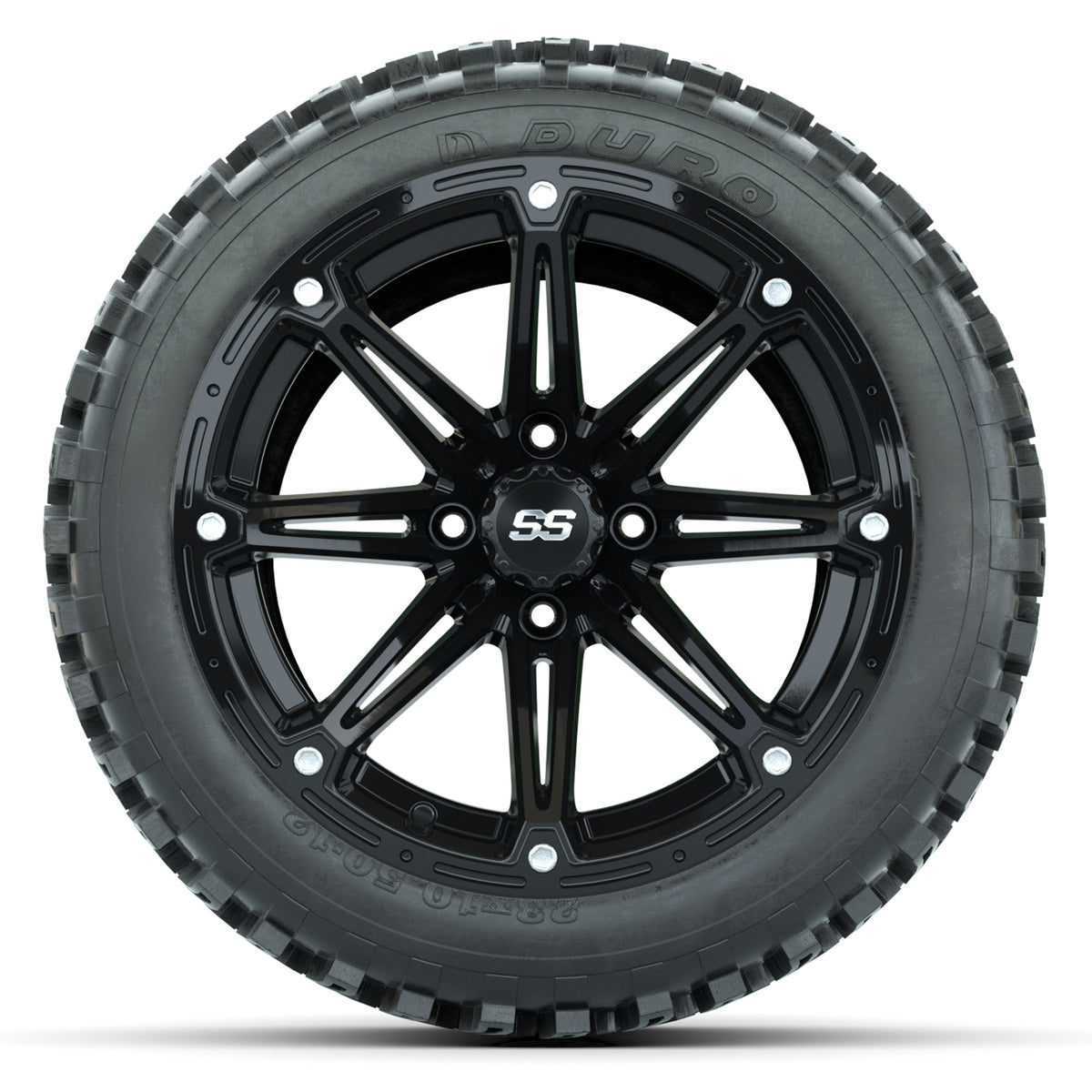 Set of (4) 14 in GTW Element Wheels with 23x10-14 Duro Desert All-Terrain Tires