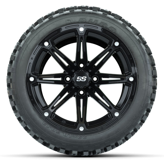 Set of (4) 14 in GTW Element Wheels with 23x10-14 Duro Desert All-Terrain Tires