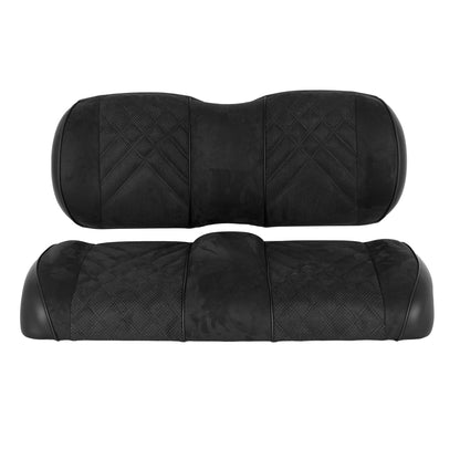 Premium RedDot® Black Suede Front Seat Assemblies for Club Car Precedent Onward Tempo