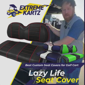 Lazy Life Three Tone Hourglass Rear Seat Cover