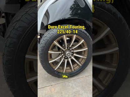 Duro Excel Touring, 225/40-14 DOT, 4 Ply for Yamaha Adventure 1 - Customer Video