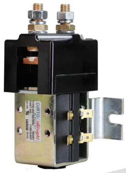 Solenoid; 48 Volt High Amp Curtis, SW180B w/Bracket