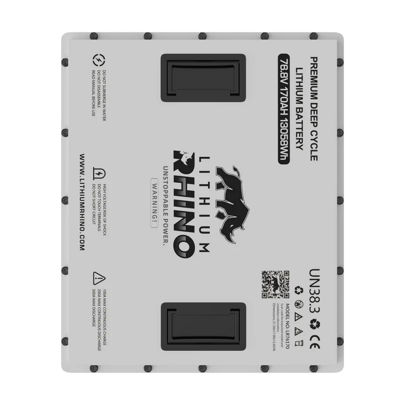 Lithium Rhino 76V 170ah Bundle - "Godzilla Battery"