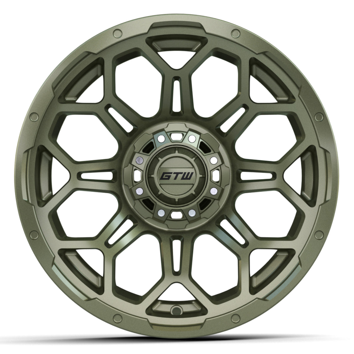 14x7 GTW® Bravo Wheel (Matte Recon Green)