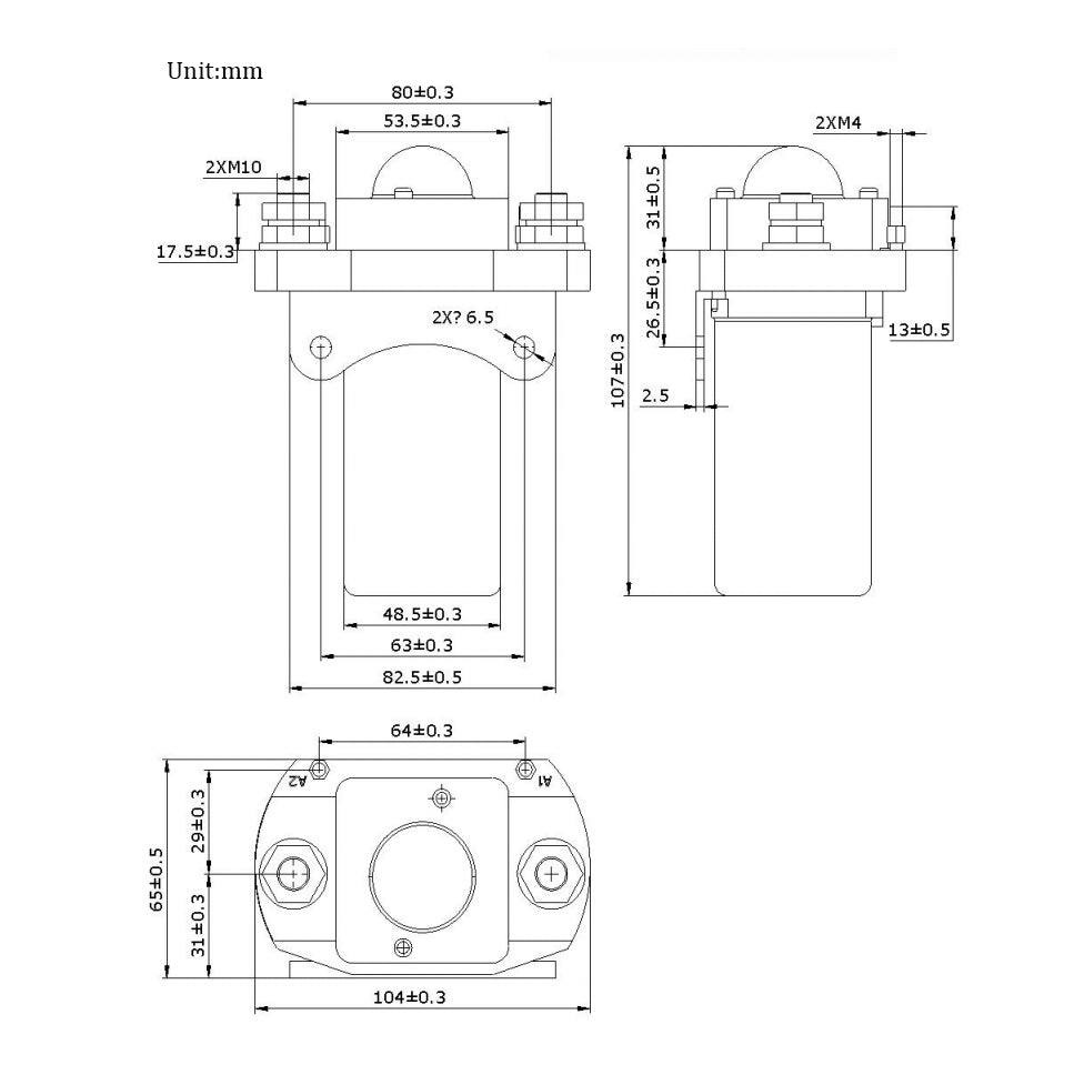 Bolt 72V Solenoid