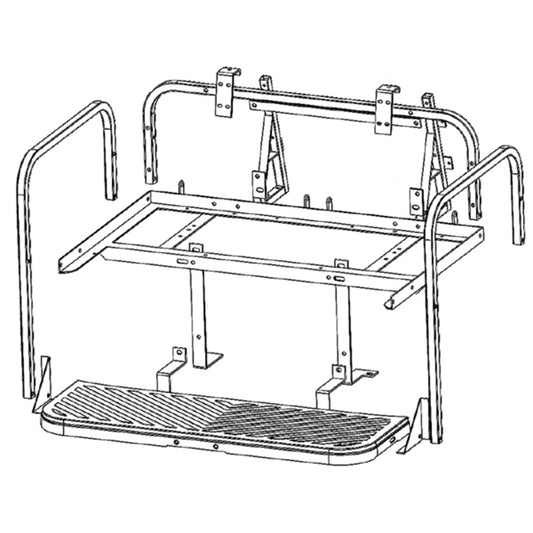 GTW MACH3 ALUMINUM (Frame Only) Rear Seat DRIVE 2 (2017+)