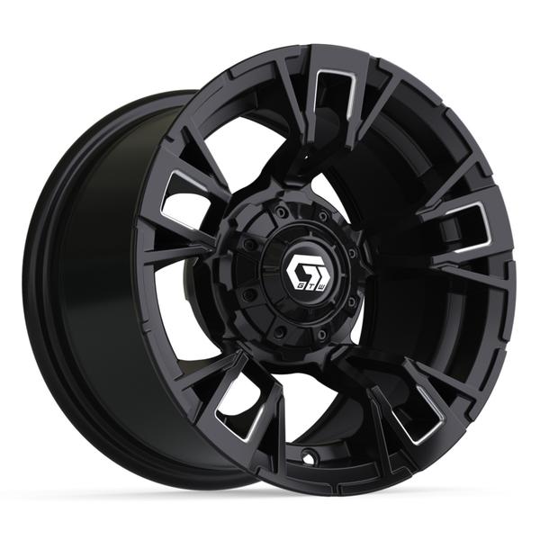 12” GTW Vandal Matte Black with Machined Accents Wheel