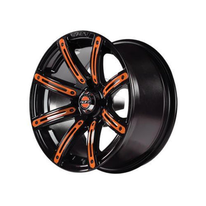 MadJax® Orange Wheel Inserts for 14x7 Illusion Wheel