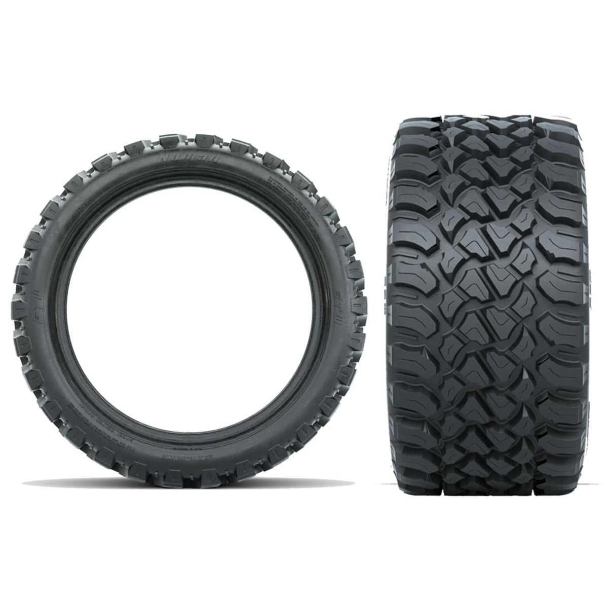 Set of (4) 15" MadJax® Flow Form Evolution Matte Black Wheels with GTW® Nomad Off Road Tires