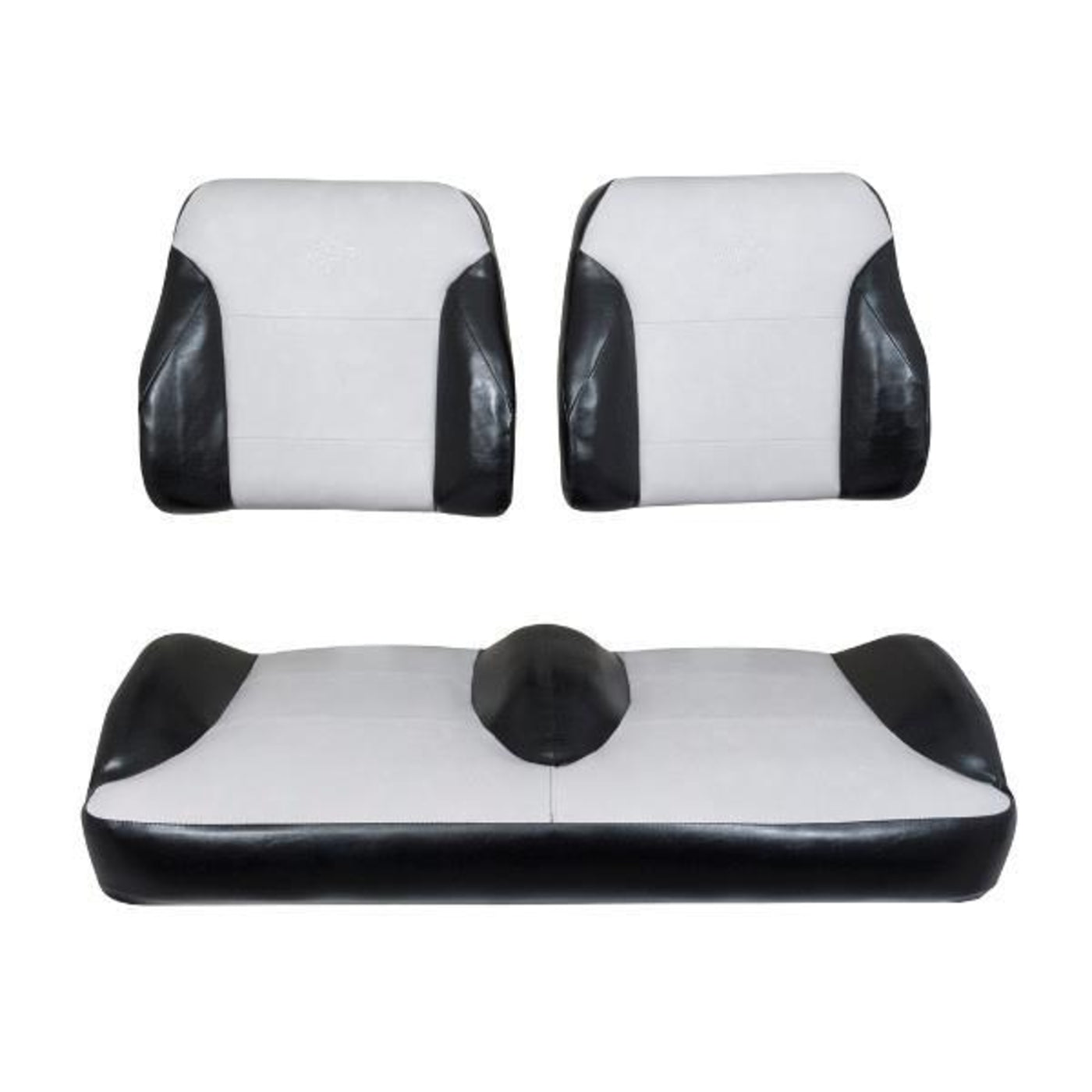 Club Car Precedent Black/Silver Suite Seats (Years 2012-Up)