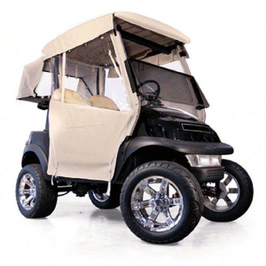 Club Car Carryall 500 Beige 3-Sided Over-The-Top Enclosure (Years 2014-Up)