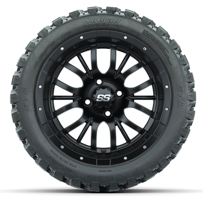 Set of (4) 14 in GTW Diesel Wheels with 23x10-14 GTW Nomad All-Terrain Tires