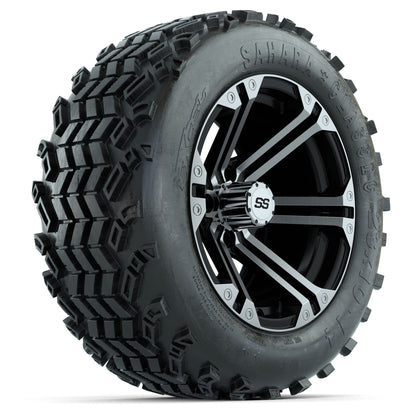 Set of (4) 14 in GTW Specter Wheels with 23x10-14 Sahara Classic All-Terrain Tires