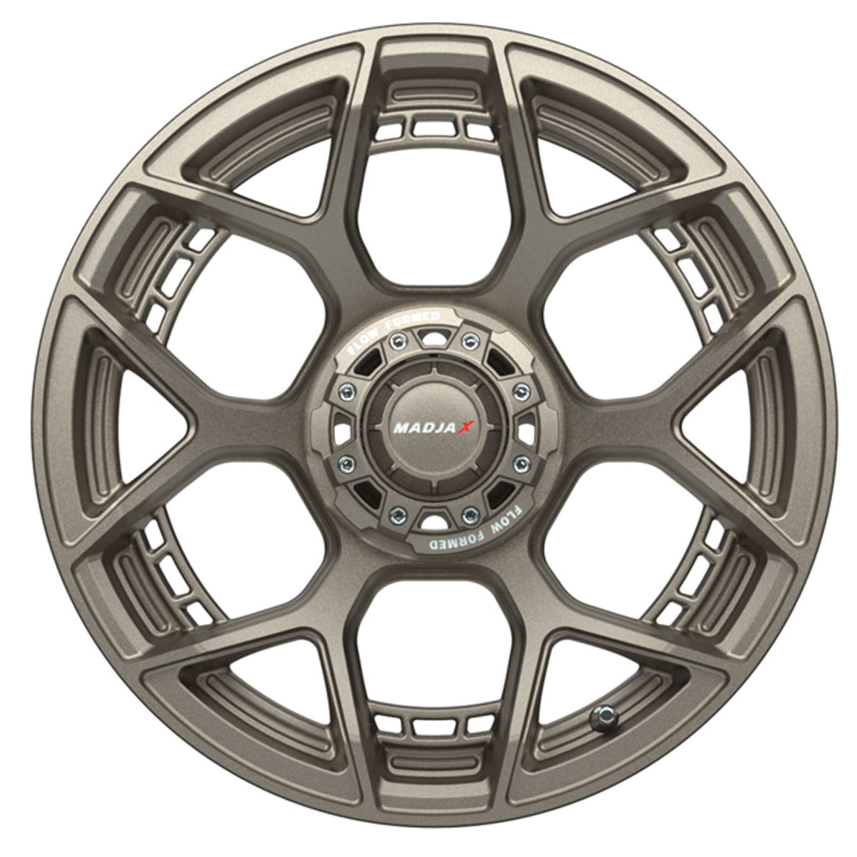 Set of (4) 15" MadJax® Flow Form Evolution Matte Bronze Wheels with GTW® Nomad Off Road Tires