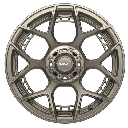 Set of (4) 15" MadJax® Flow Form Evolution Matte Bronze Wheels with GTW® Nomad Off Road Tires